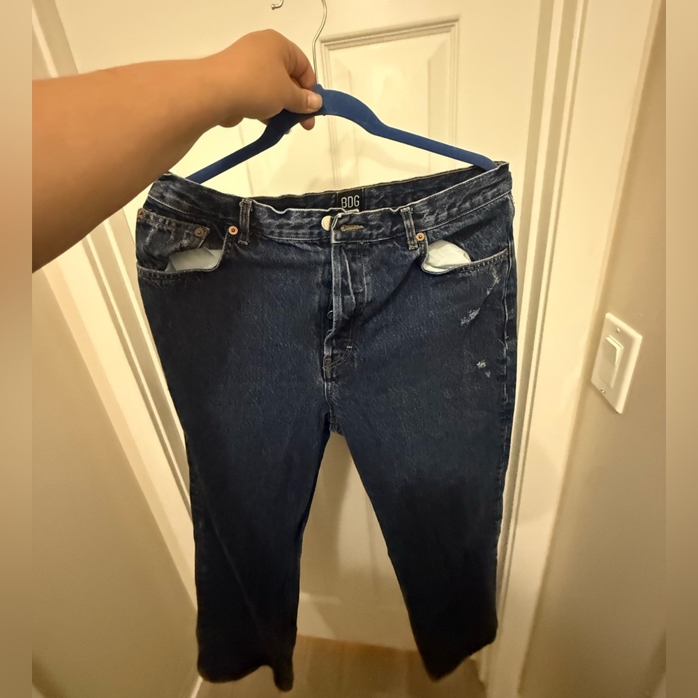 The dad jean dark wash from urban outfitters BDG brand size 31 -casual boyfriend